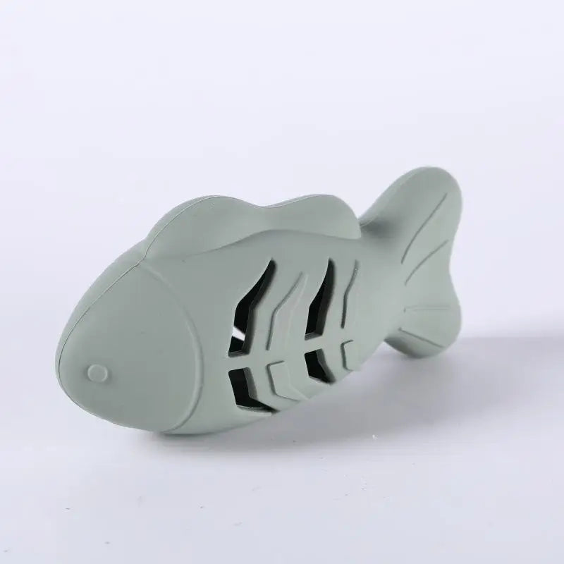 Small Fish Hiding Food Grinding Teeth Entertainment Pets Interactive Toys Durable Bite-Resistant Silicone Hide Snacks Pets Toy Oasis Select A6