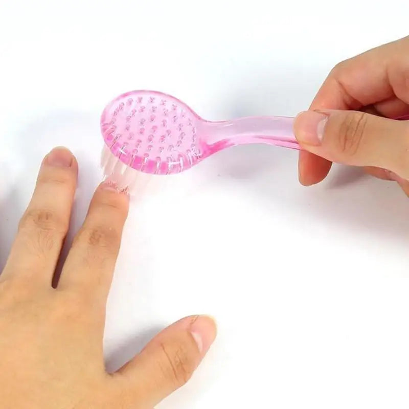 Soft Nail Dust Brush with Cover – Manicure Cleaning Tool Nail Cleaning Brush Oasis Select