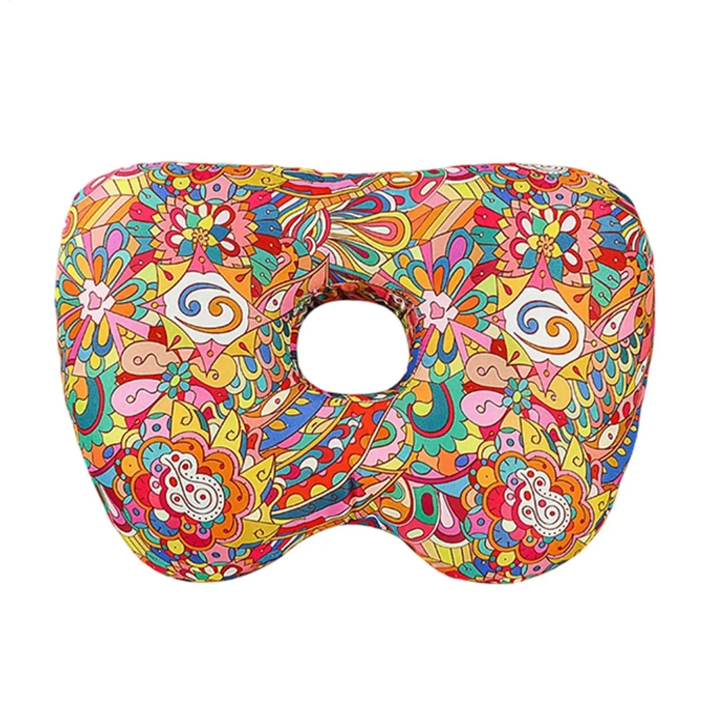 Cotton Filling Ear Piercing Pillow Breathable Ergonomic Pillow With Ear Hole Portable Comfortable Earring Pillow For Side Sleep Oasis Select