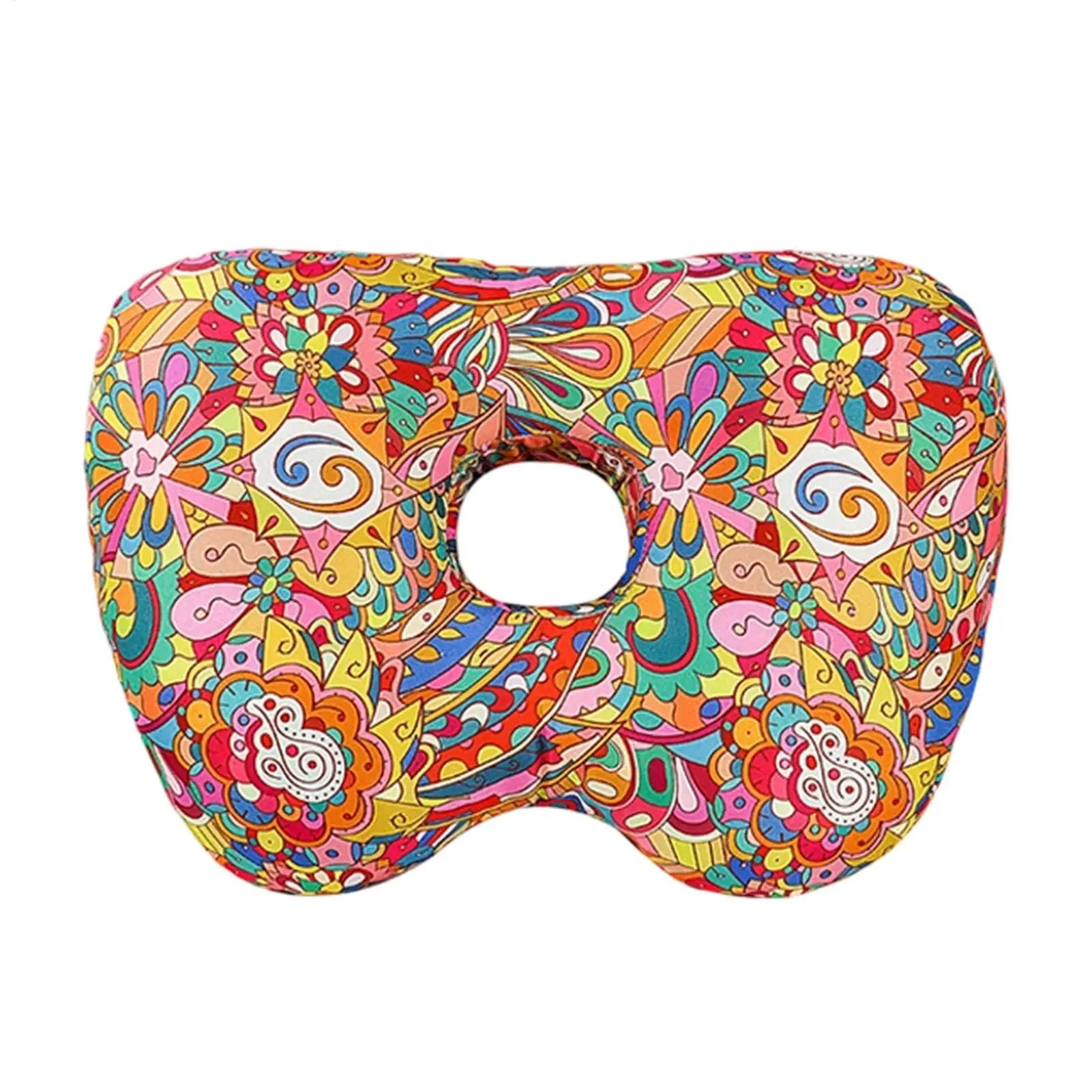 Cotton Filling Ear Piercing Pillow Breathable Ergonomic Pillow With Ear Hole Portable Comfortable Earring Pillow For Side Sleep Oasis Select