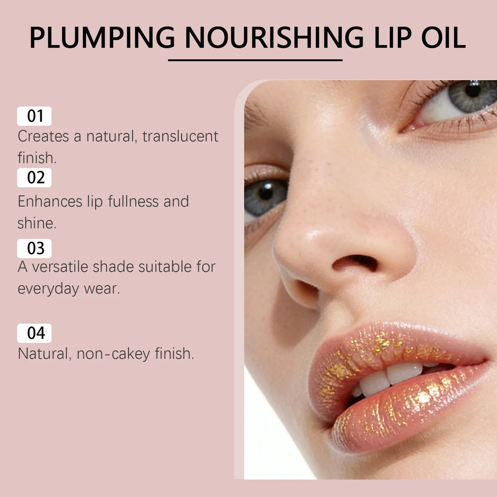 Lip Balm Gold Foil Temperature Color Changing Moisturizing Non Sticky Non Transfer Long Lasting Hydrating Daily Lip Care Oasis Select