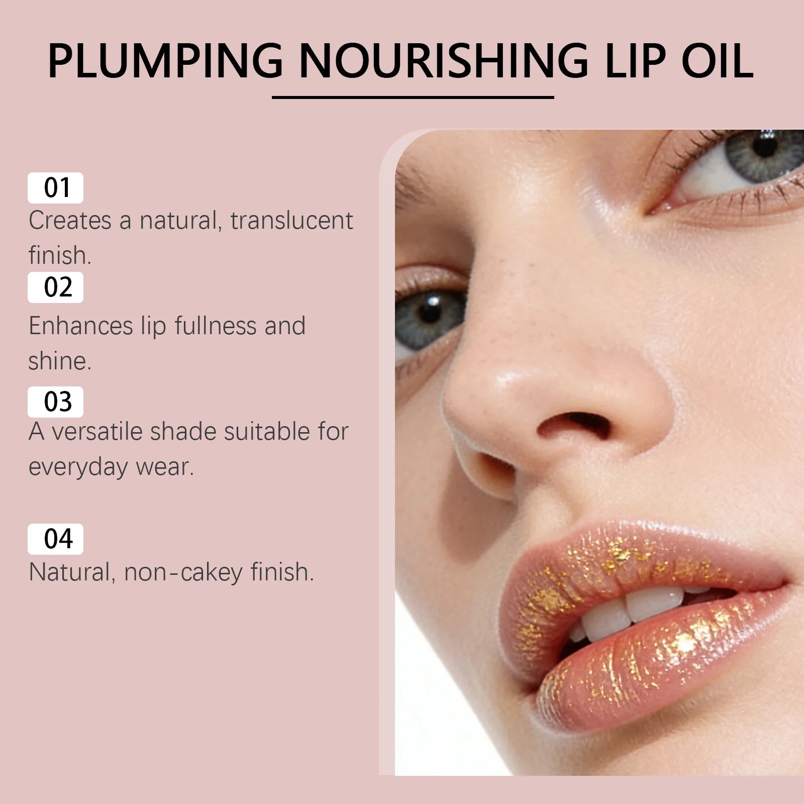 Lip Balm Gold Foil Temperature Color Changing Moisturizing Non Sticky Non Transfer Long Lasting Hydrating Daily Lip Care Oasis Select