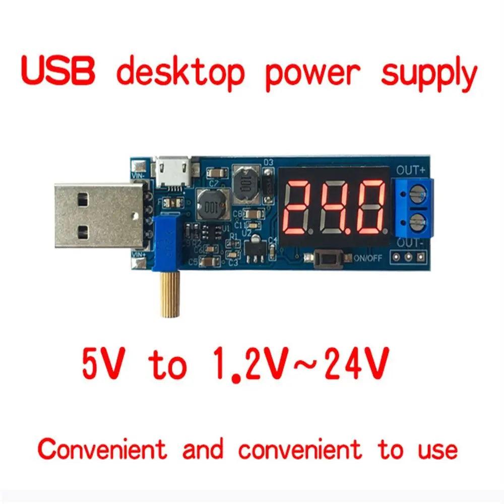 LED Voltmeter Digital Display Boost Buck Converter Power Supply Modul Voltage Regulator Power Module Voltage Stabilizing Module Oasis Select