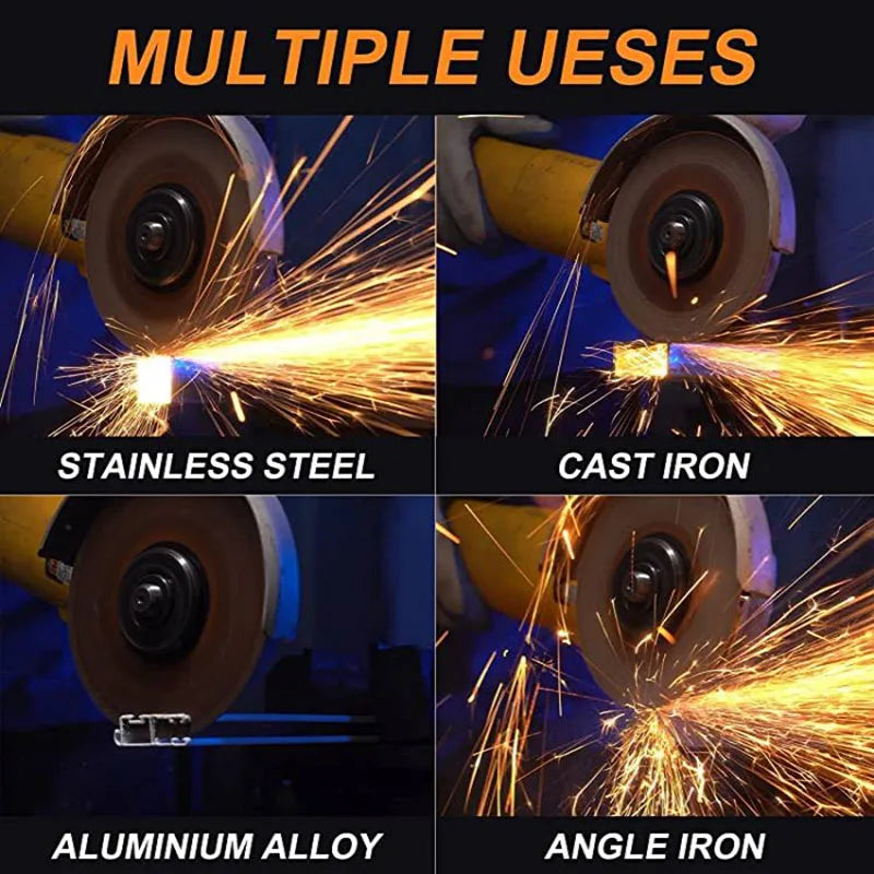 Diamond Saw Blade Metal Brazing Iron Rebar Stainless Steel Cutting Discs Set 100/115/125mm Angle Grinder Disk Cut Off Wheel Tool Oasis Select