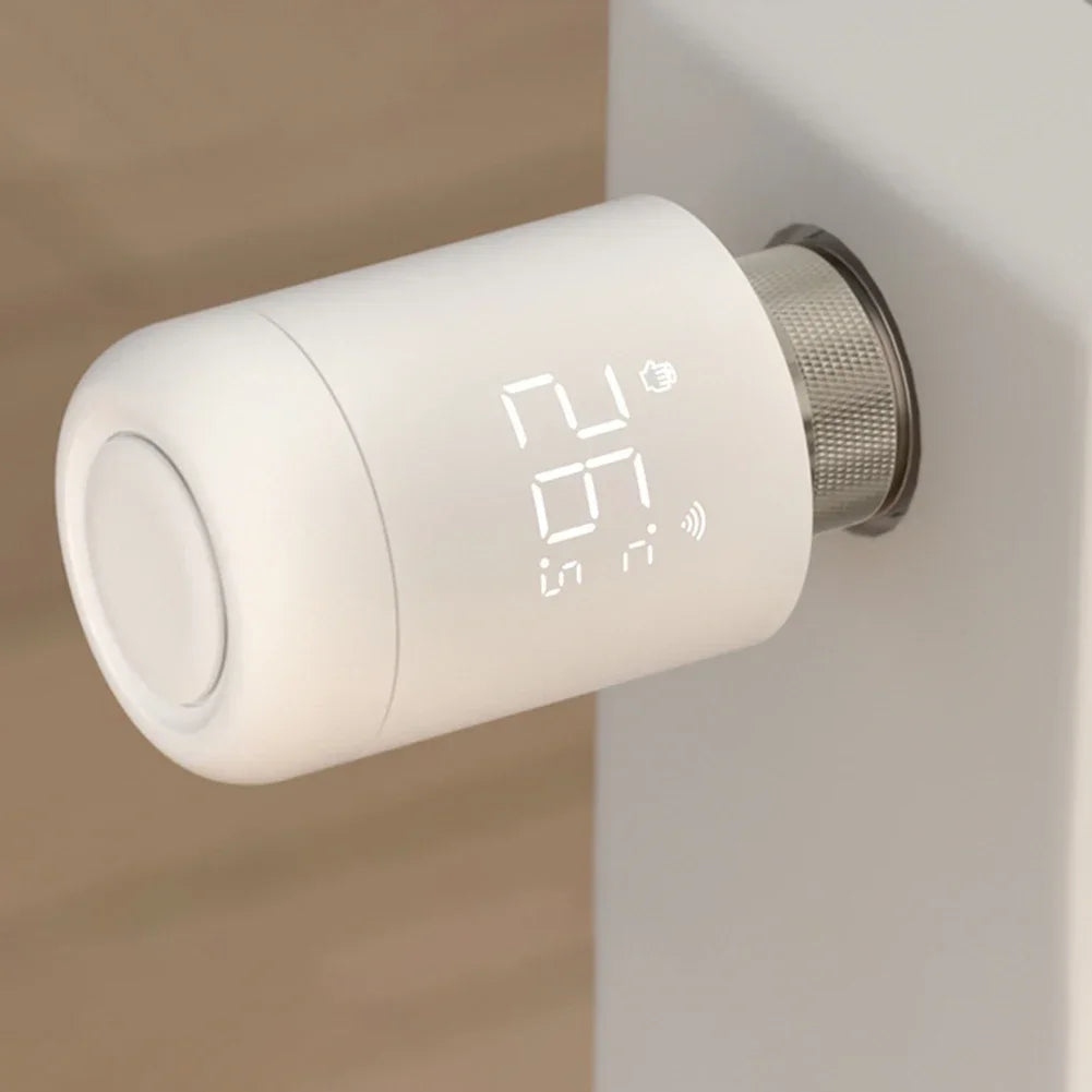 Smart Thermostatic Valve 11.1×9.5×6.8cm For Adjusting Your Home Temperature For For SMART LIFE Or For TUYA App Oasis Select