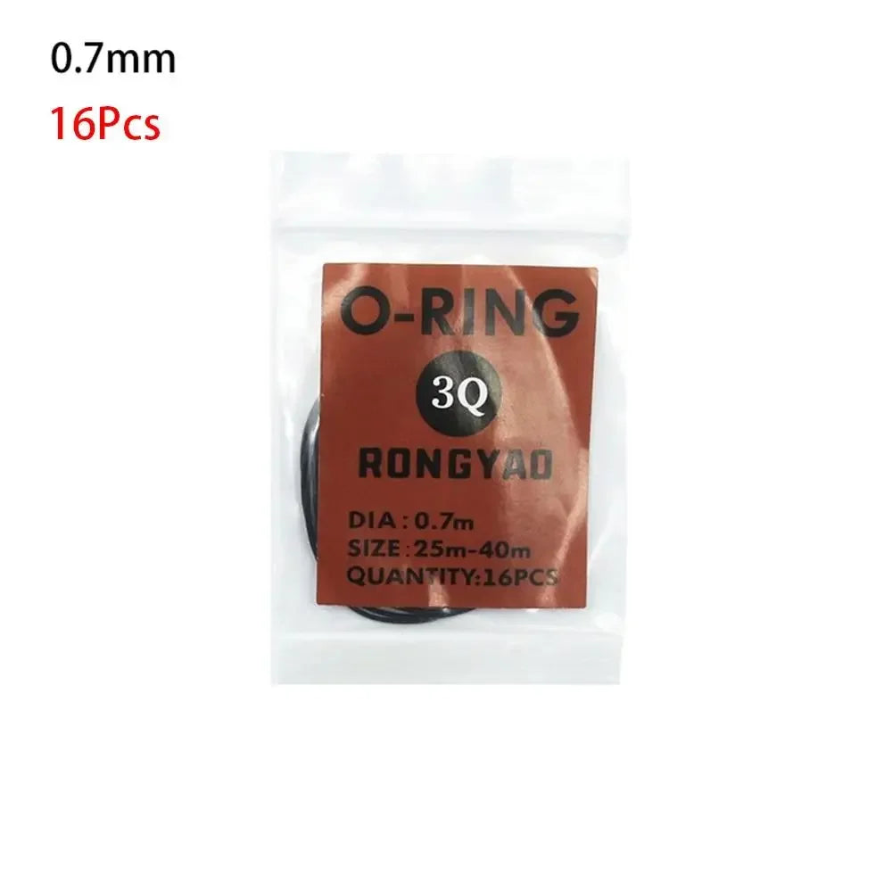 200Pcs/Set Repair Tools Rubber O-Ring Thickness 0.5mm/0.6mm Waterproof Watch Back Case Rubber Boxed for Watchmaker O-Ring Gasket Oasis Select 0.7mm