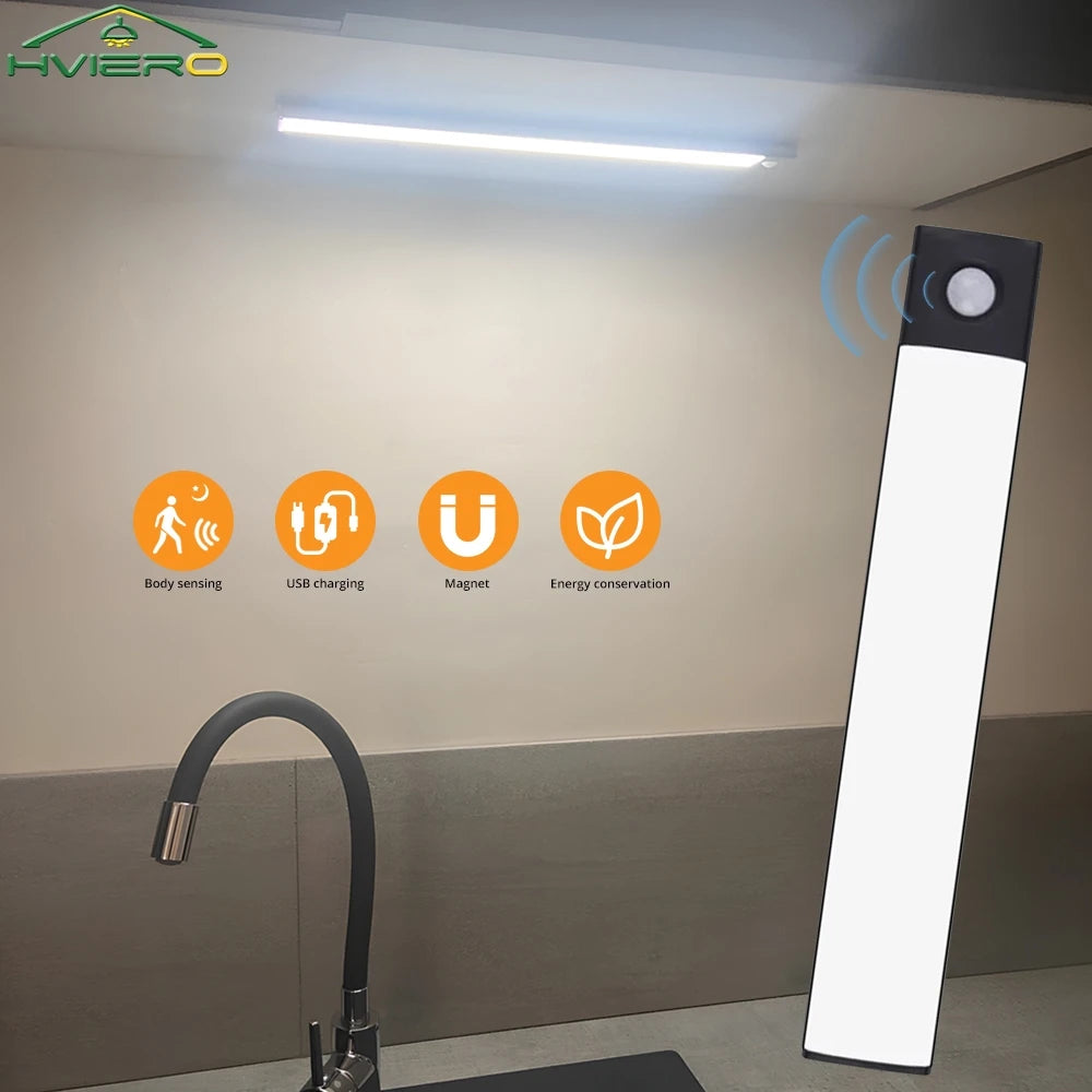 USB Rechargeable LED Motion Sensor Night Light – Cabinet & Hall