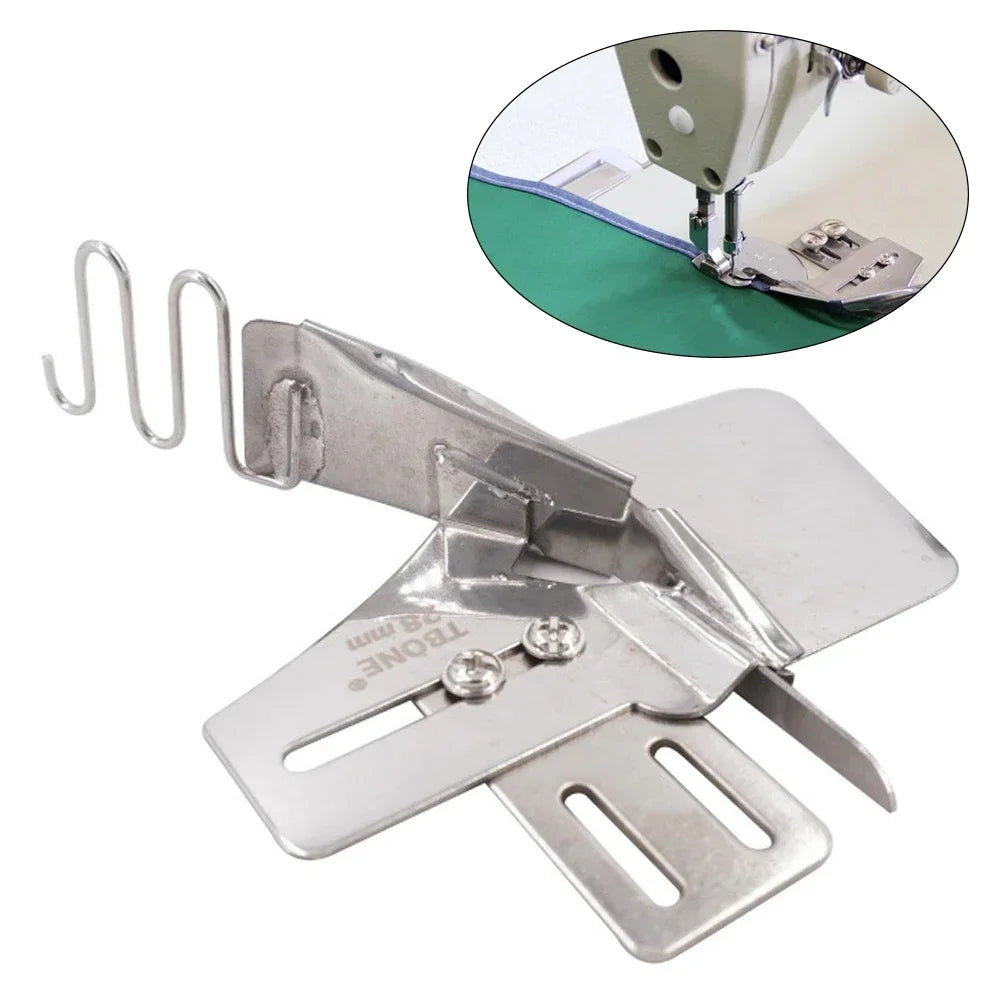 Sewing Machine Hemming Device Double Fold Bias Binding Right-Angle Edging Pull Tube Four Fold Pull Tube For Household industrial Oasis Select