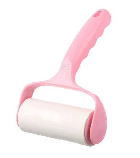 Sticky Fluff Roller Brush, Removes Pet Hair and Clothing Dust, Reusable Roller Type Hair Sticking Tool Oasis Select Red