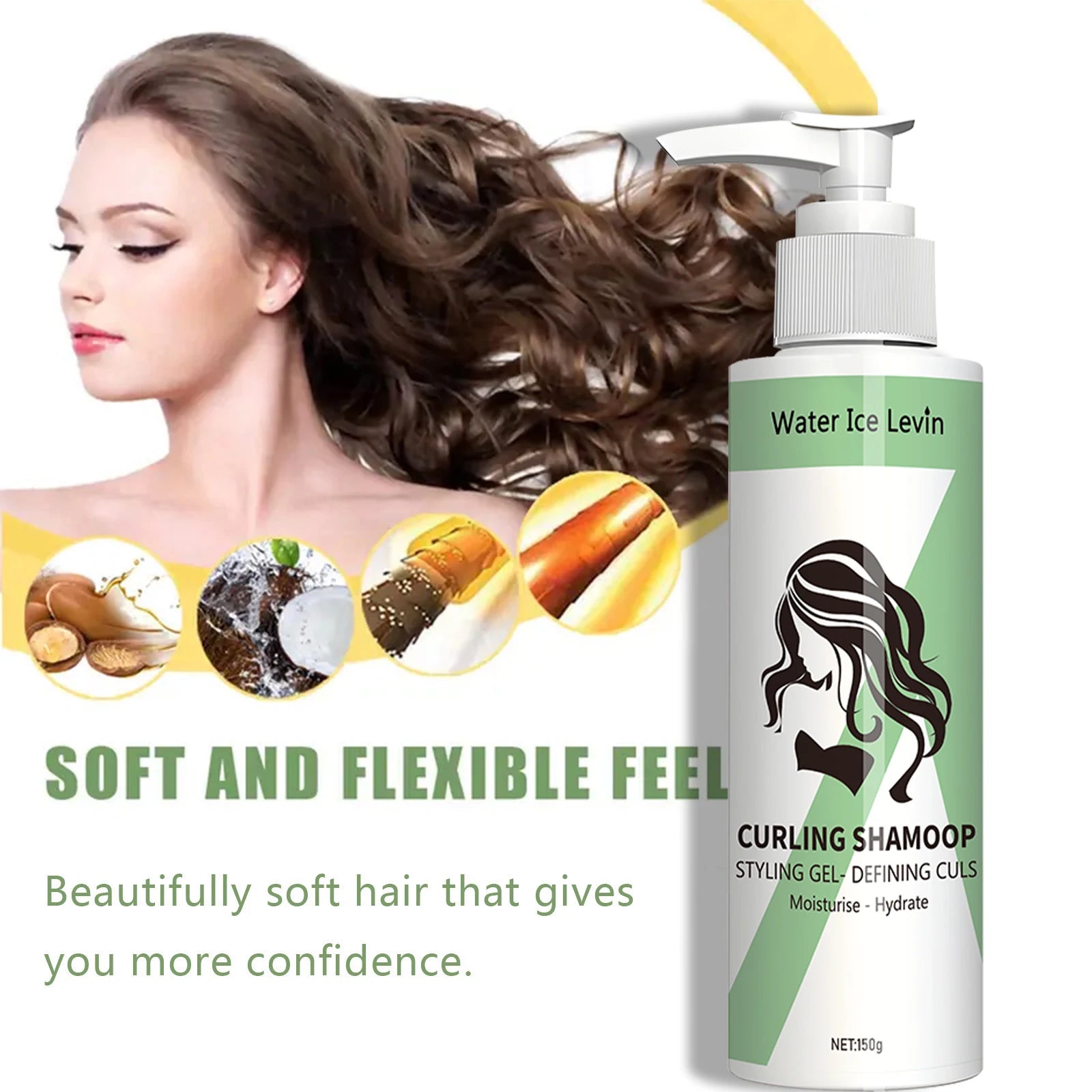 Shampooing pour cheveux normaux - conditionneur neutre, 150 g hydratant stretch curl Oasis Select