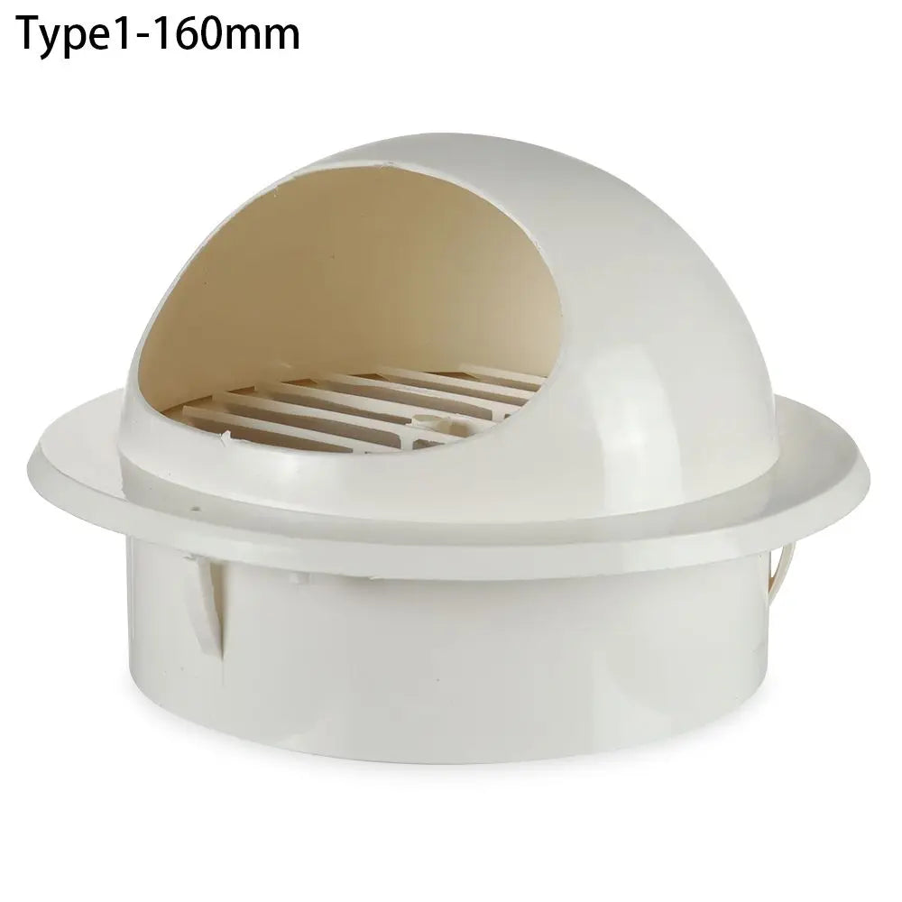 PVC Circular Wall Air Vent Cover – 75mm 110mm 160mm Waterproof