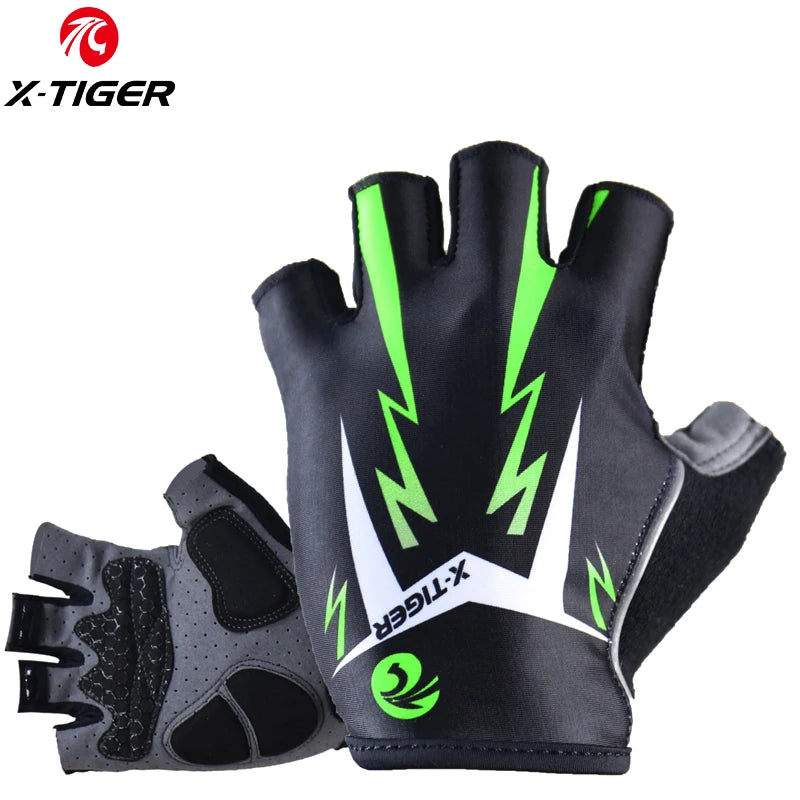X-TIGER Sports Cycling Gloves Half Finger Men Women MTB Bike Gloves Running Fitness Gym Riding Motorcycle Bicycle Gloves Oasis Select XM-DPST-01301 XXL