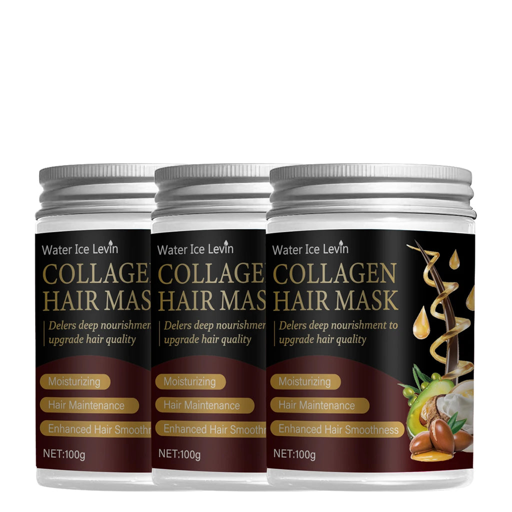 Collagen Hair Mask with Argan & Coconut Oil | Deep Nourishment Deep Conditioning Mask Oasis Select Damage Repaired