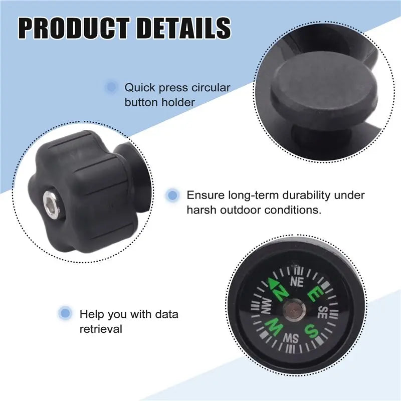 LIKE WISH GPS Range Pole Cradle Bracket For Trimble Handheld Open Data Collector With Compass Quick Release Pole Clamp Oasis Select