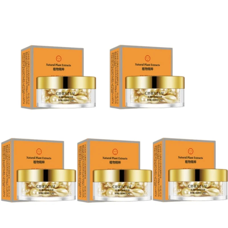 BIOAOUA Placenta & Hyaluronic Acid Serum Capsules 150 Pcs Face Serum Capsules Oasis Select 5 Boxes 150 Pieces