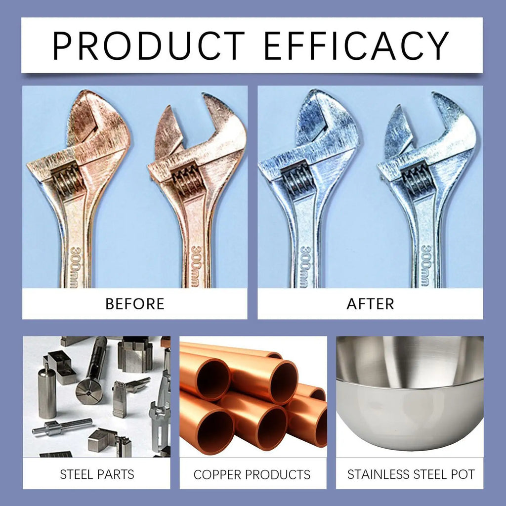 120ml Metal Rust Remover Multi-purpose Rust Remover Rust Inhibitor Derusting Spray Powerful Metal Rust Remover Car Maintenance Oasis Select