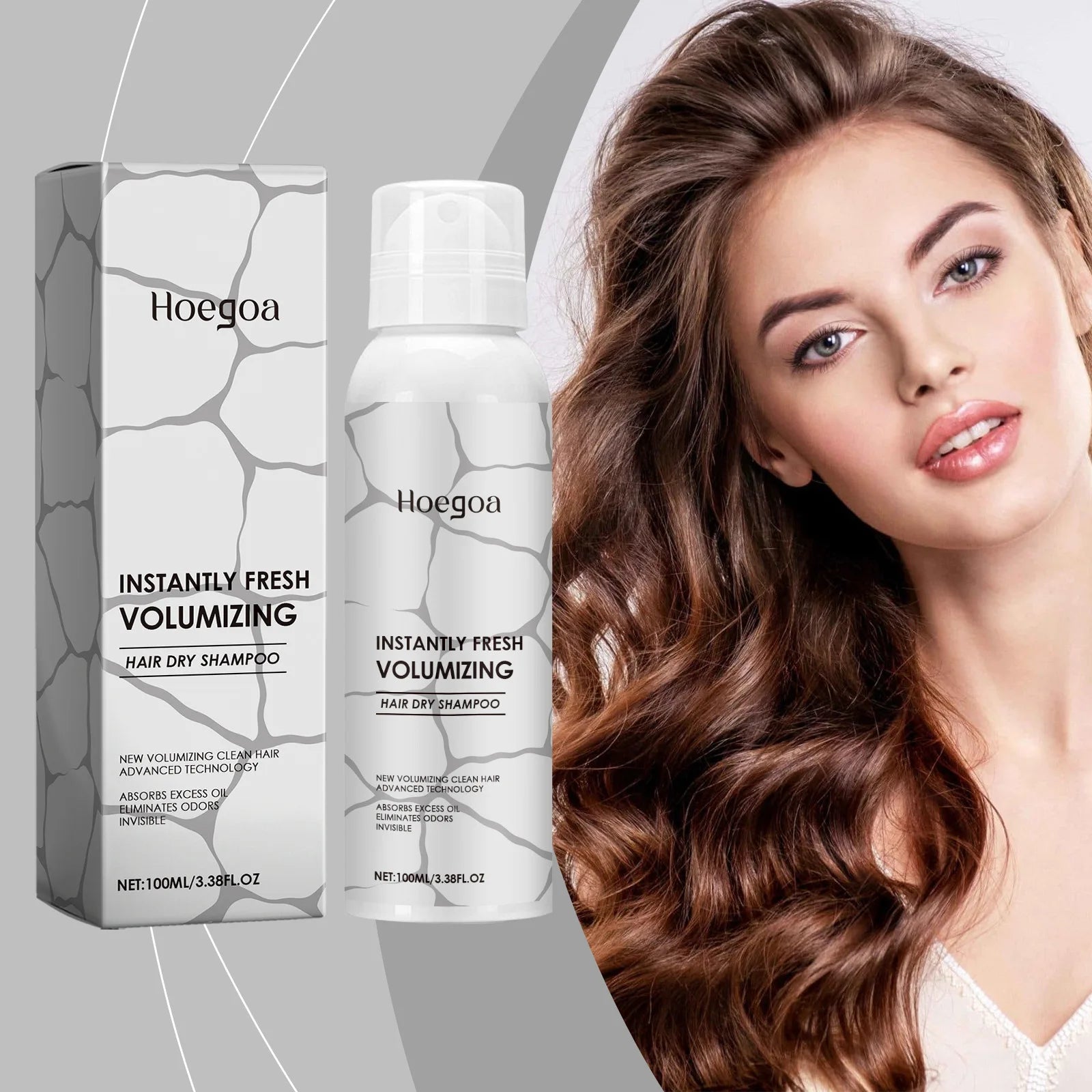 HOEGOA Dry Shampoo Spray – Oil Control, Volume & Anti-Frizz Dry Shampoo Spray Oasis Select 200ml boxed