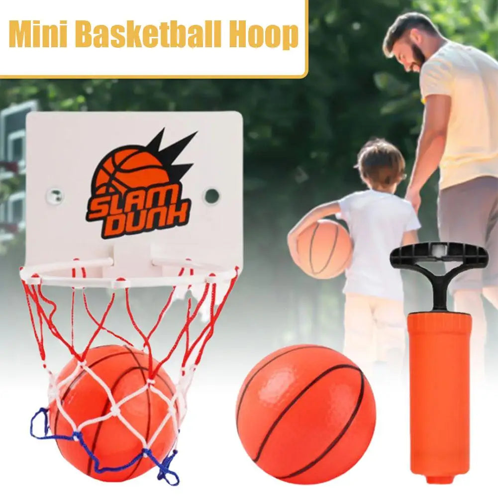 Mini Suction Cup Basketball Hoop Set – Indoor Game, 2 Balls