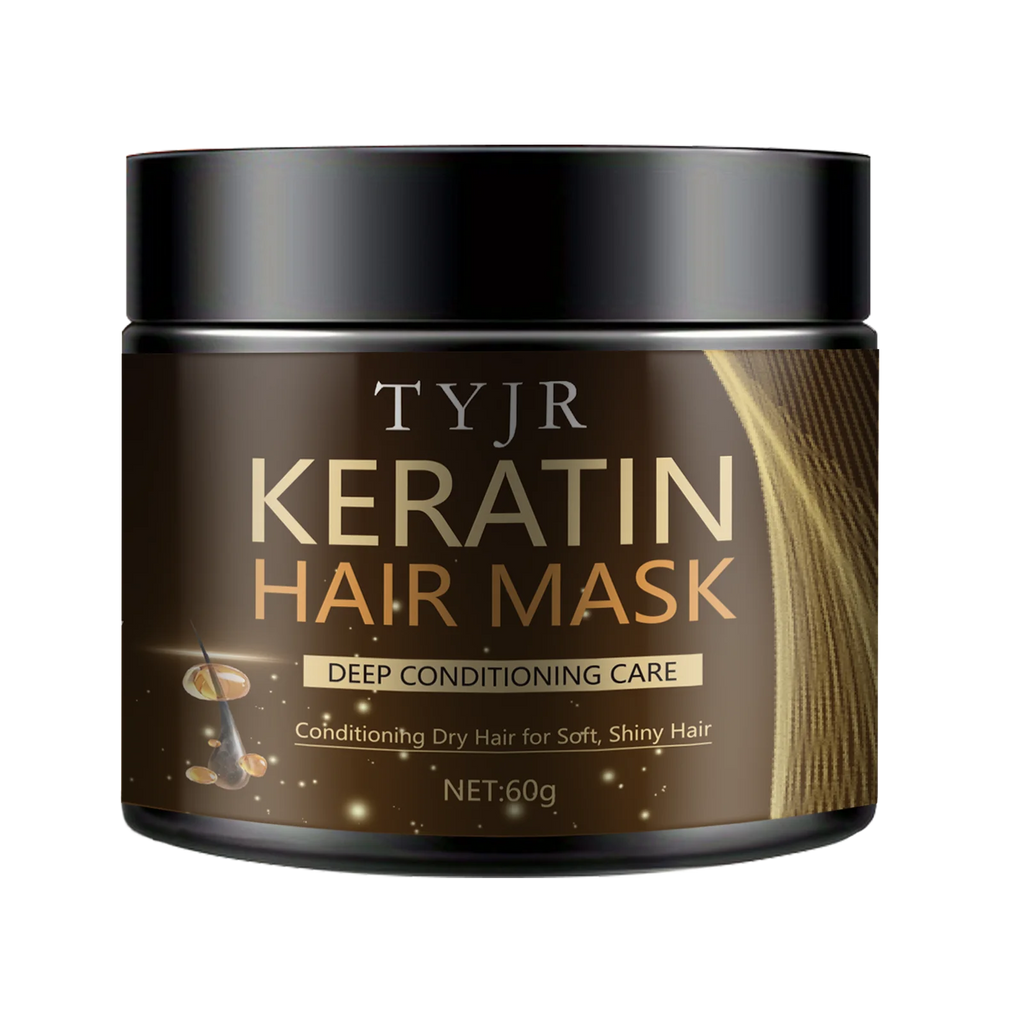 Magical Keratin Hair Mask 5 Seconds Fast Repair Damaged Frizzy Hair Soft Smooth Shiny Straightening Deep Moisturizing Hair Care Oasis Select 60g