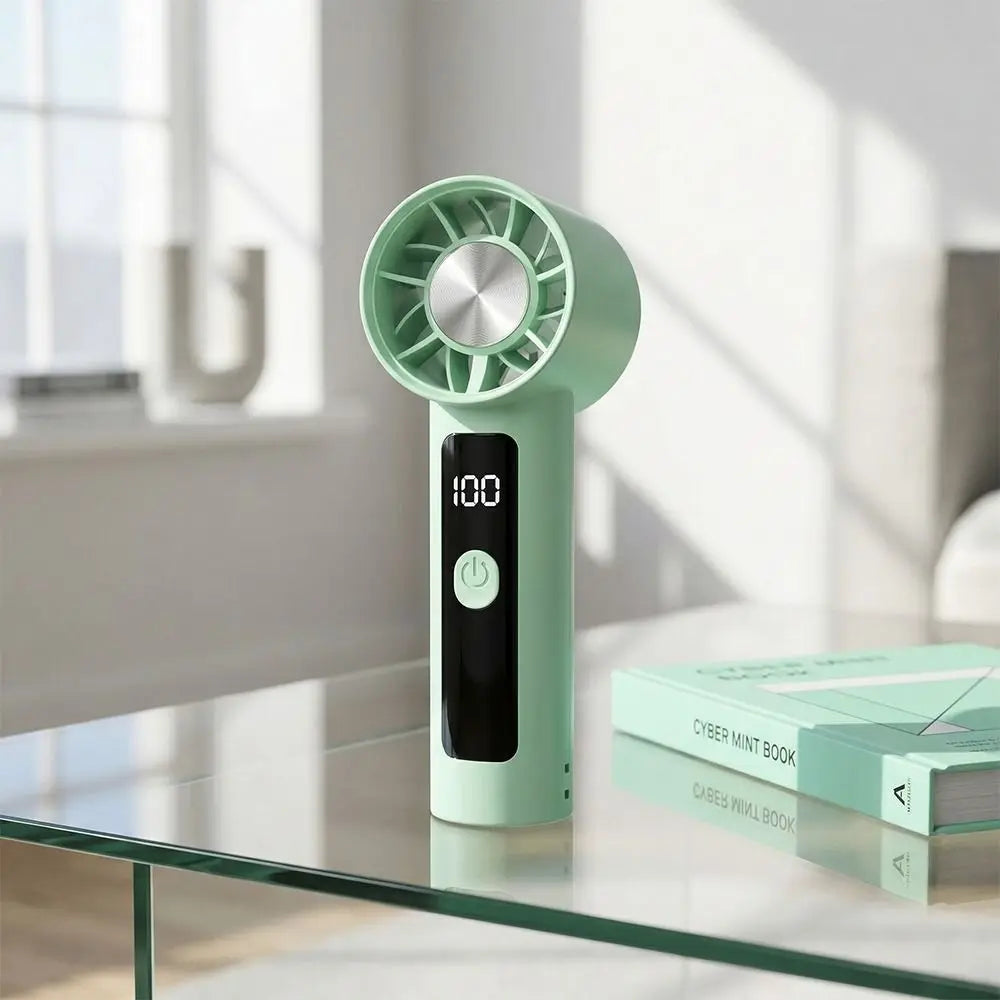 Strong Wind Mini Turbo Fan Super Strong Wind Powerful Airflow Portable Pocket Fan High Velocity Small Size Personal Fan Camping Oasis Select