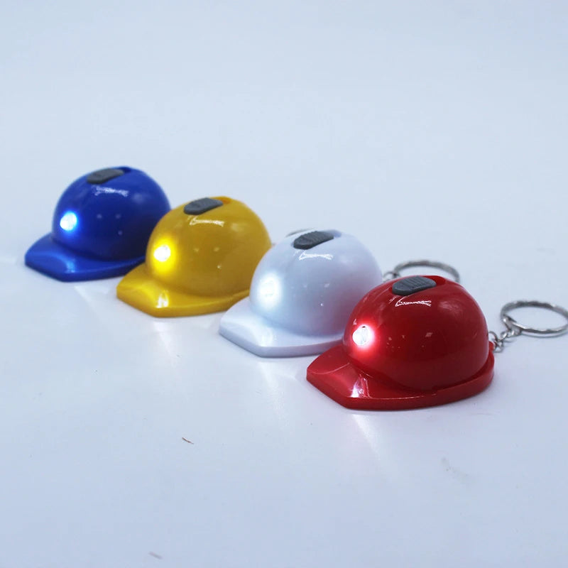 SUSU 1pc Portable Mini LED Helmet Shape Beer Bottle Opener Kitchen Tool Accessories Keychain Pendant Oasis Select
