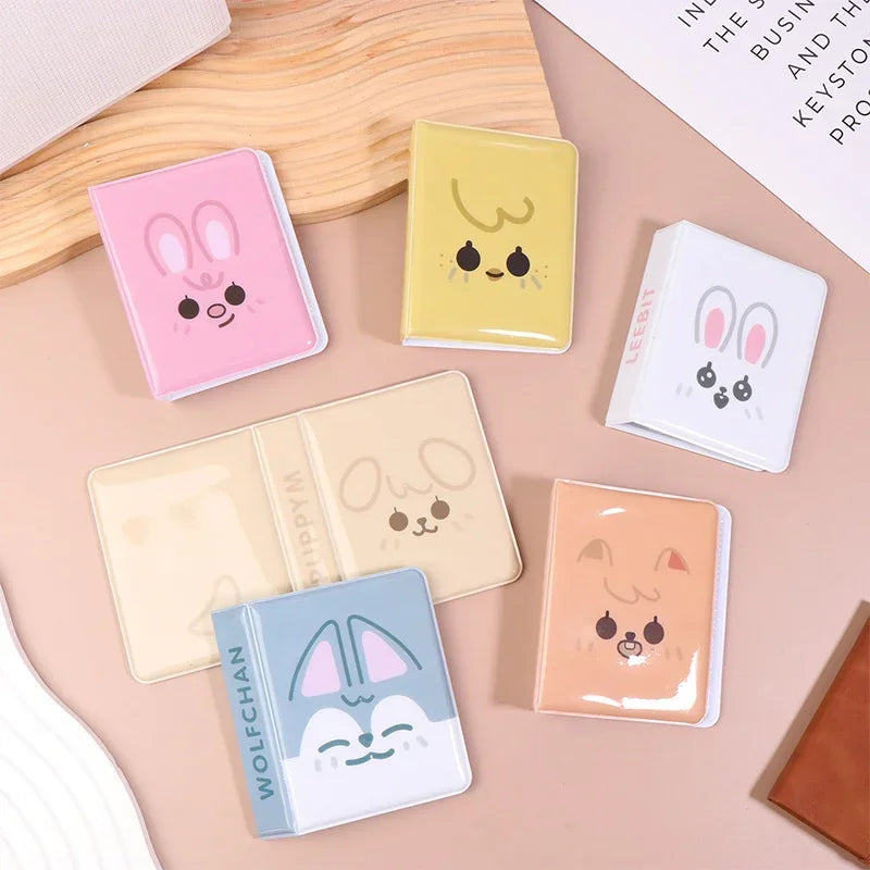 Cartoon Animals 3 Inch Album Star Photo Small Card Storage Album Cute Idol Picture Postcard Kpop Card Binder Card Book Oasis Select