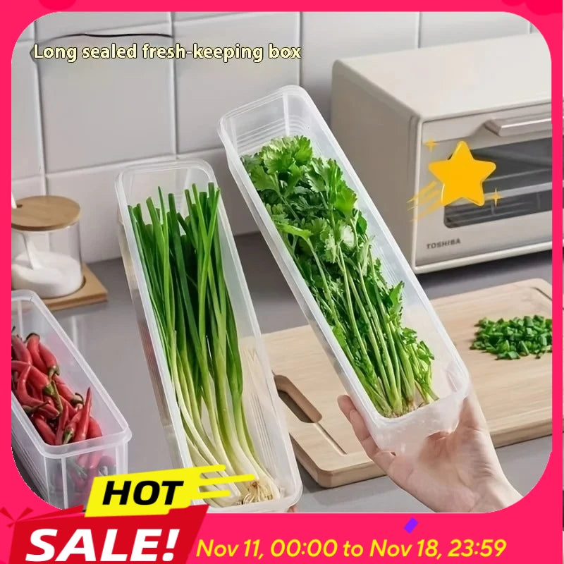 Refrigerator fresh-keeping storage box, fresh-keeping artifact,Small Food Preservation Boxes,Transparent Sealed Storage Box Oasis Select