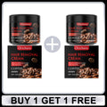 Coffee Hair Removal Cream for Men Underarm Armpit Leg Painless Hair Removal Prevent Regeneration Depilatory Hair Repair Care 50g Oasis Select Buy 1 Get 1 Free