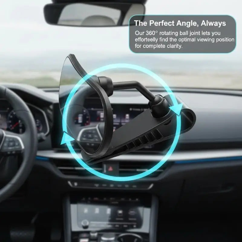 Car Rearview Mirror Wide View Safety Mirror For Windshield Infant Car Seats Clear Reflection 360-Degree Rotatable Adjustable Oasis Select 2