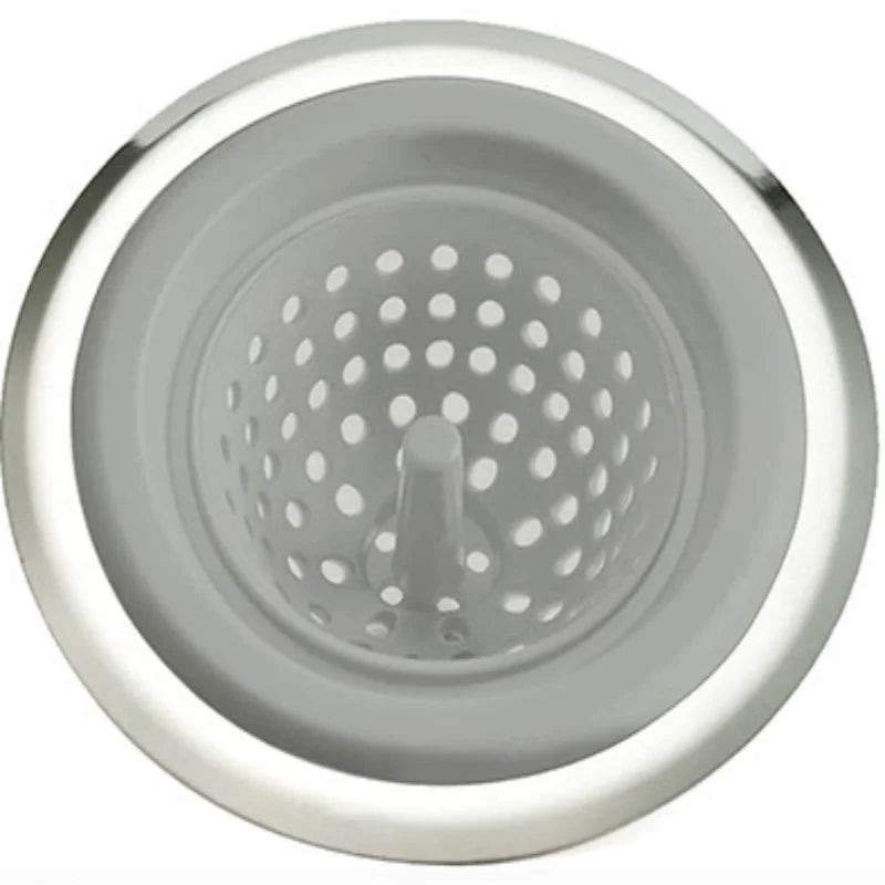 Kitchen Silicone Sink filter Sewer Anti-Clogging food Waste Strainer Hair Catcher Water Stop Stopper for Bathroom Accessories Oasis Select Gray Other