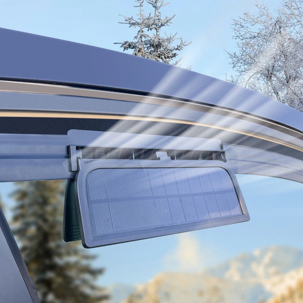 Solar Powered Car Exhaust Fan Eliminate Peculiar Smell Car Radiator Cooling Fan USB Powered Auto Ventilation Fan for All Cars Oasis Select