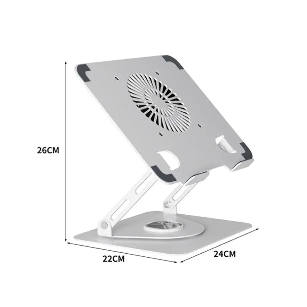Laptop Stand with Cooling Fan – Fits 7–17" Notebooks