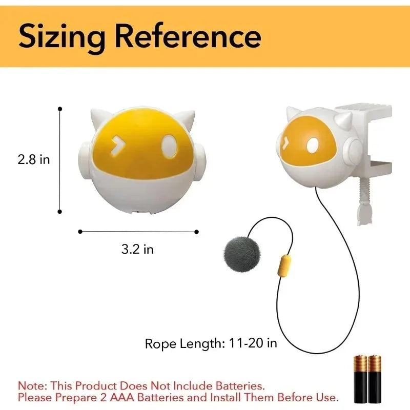 Can Be Raised and Lowered Hair Balls Electric Cat Balls New Interactive Cat Toys Pet Toys Self-hilarious Electric Cat Balls Toys Oasis Select