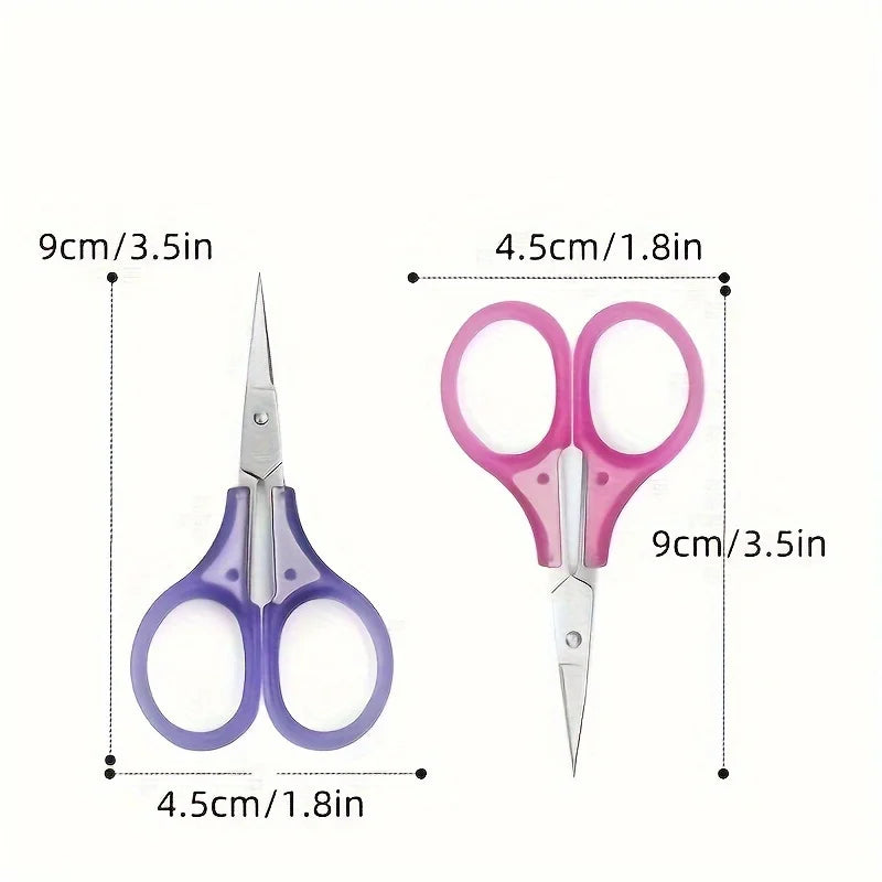 Mini Craft Scissors Set Precision Detail Cutters, Stainless Steel Sharp Small Scissors for Handmade Projects Scissors Stationery Oasis Select