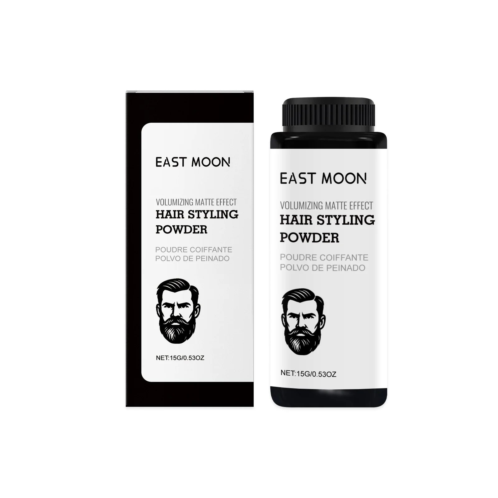 Men's Hair Texture Powder - Natural Hold, Long-Lasting, Volumizing, Non-Greasy Styling Powder Oasis Select 15g boxed