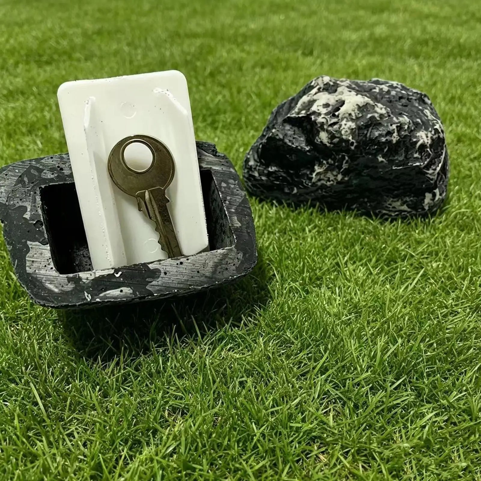 Key Rock Outdoor Spare Garden Key Box Rock Hidden Hide In Stone Security Safe Storage Hiding Containers Hidden Key Holder Box Oasis Select