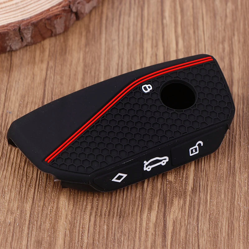Pro-grade Silicone Car Key Cover Shell for I7 X7 G07 LCI IX I20 X1 U11 7 Series G70 G09 XM U06 G81 M3 Key Mantle Oasis Select A2