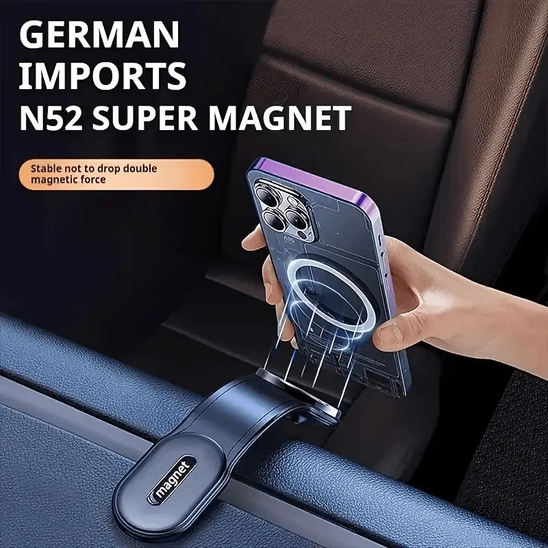 Magnetic Car Phone Mount | 360° Flexible Aluminum Dash Holder