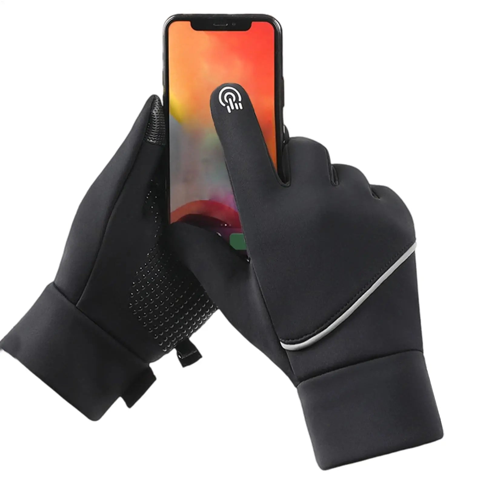 Heated Gloves for Women Man Work Touchscreen Gloves Warm Thermal Windproof Warmers for Cold Weather Cycling Hunting Driving Oasis Select