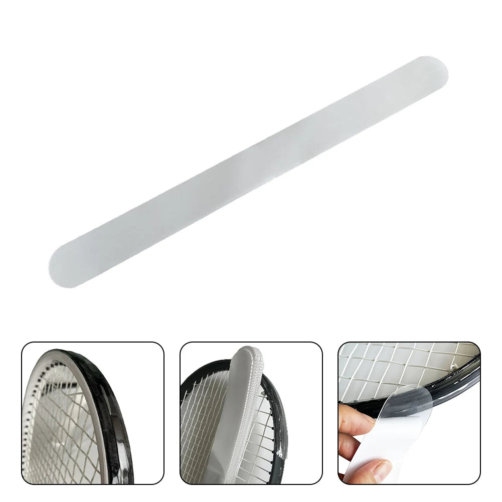 1PC Tennis Racket Paddle Protection Tape 37x3.5x0.66cm Transparent Reduce Friction Sticker TPU Badminton Racquet Tapes For Sport Oasis Select