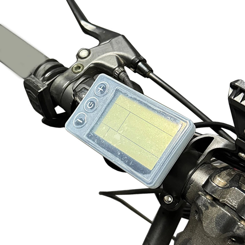S866 LCD Silicone Protective Cover Rainproof Anti Scratch Electric Bicycle Code Dust Cover Transparent Display Screen Oasis Select