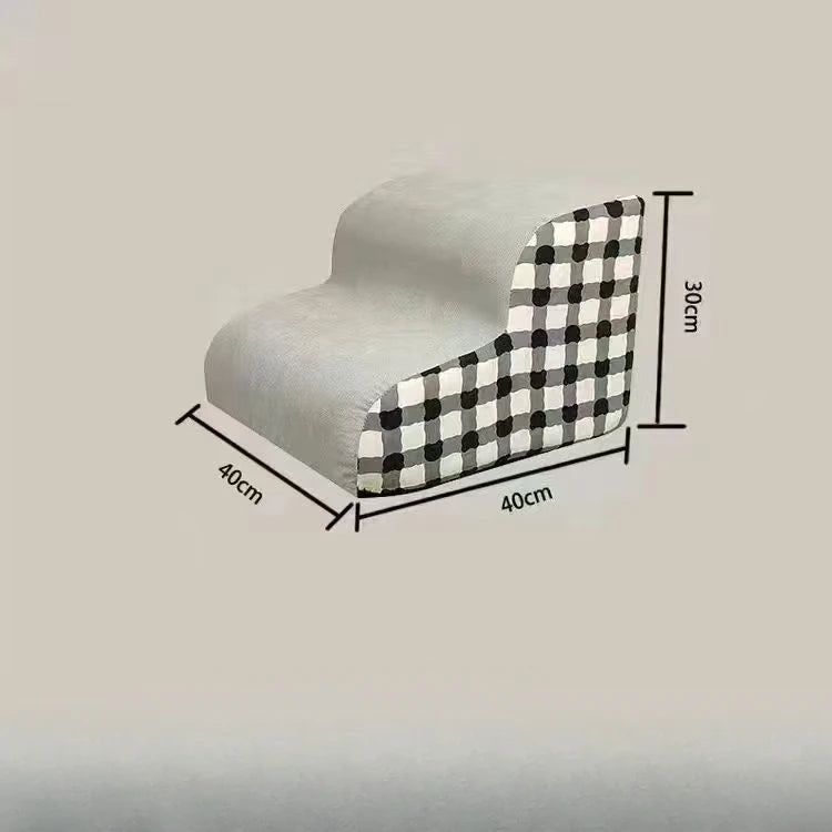 Pet 2/3 Steps High Density Foam Dog Secure Stairs Ramps Non-Slip Pet Steps for Older Dogs Pet with Joint Pain Sofa Bed Ladder Oasis Select 2 floors Check
