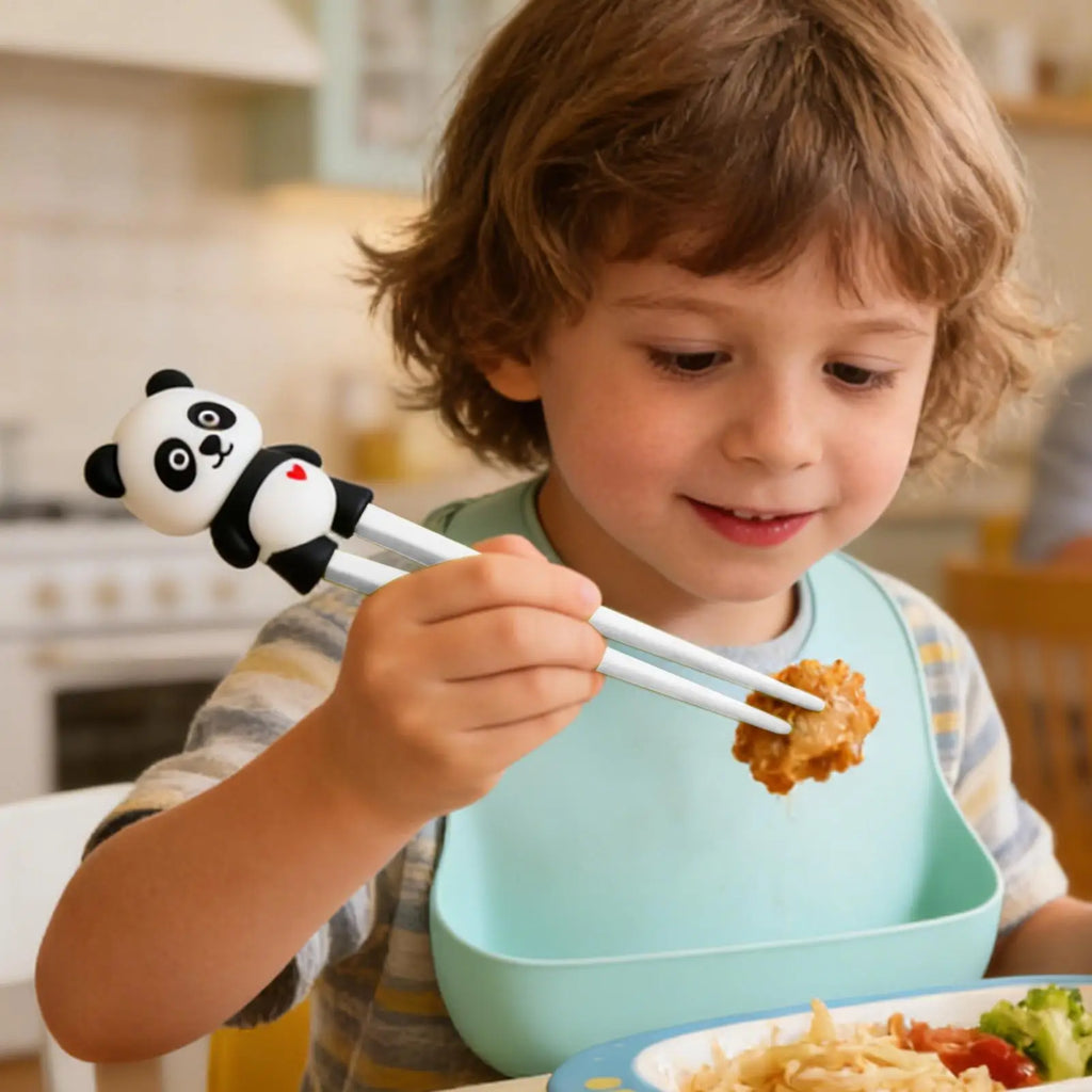 Kids Chopsticks 1Pair Cute Animal Learning Chopsticks for Children Cartoon Chopsticks Training Chopsticks Kids Tableware Oasis Select
