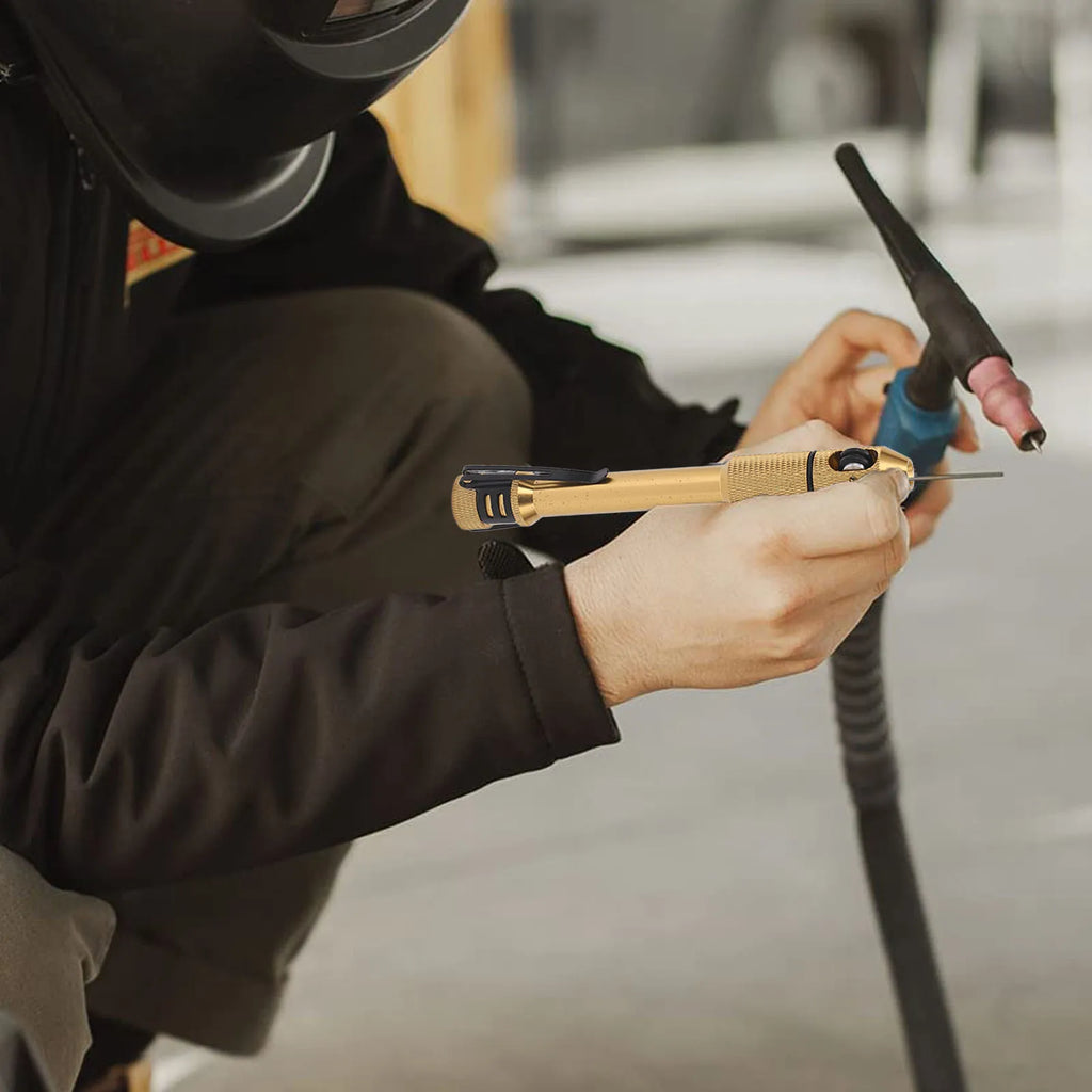 TIG Welding Wire Feed Pen Aluminum Alloy Comfortable Handle Finger Feeder Welding Stick Finger Feeder Welding Stick Oasis Select