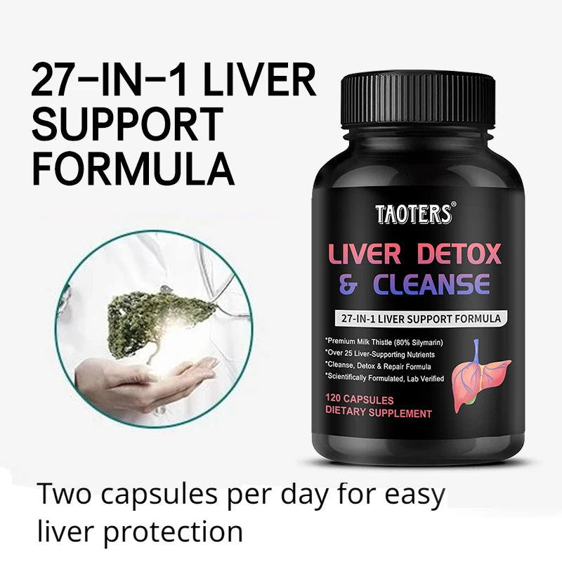 27-in-1 Liver Cleanse Capsules | Milk Thistle & Artichoke