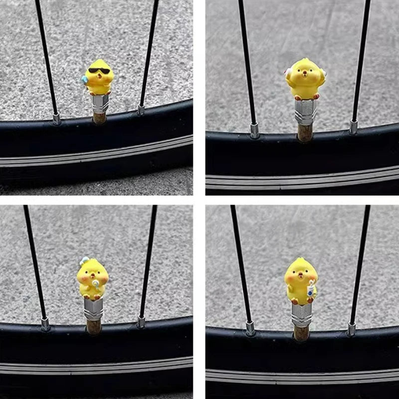 Tire Valve Caps Creative Valve Adapter Stylish Enhancement Durable Performance Bike Tire Valve Stem Bicycle Accessories Oasis Select