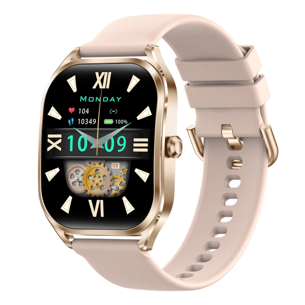 2.02" 3D Curved Screen Smart Watch Men Women Blue Tooth Call Watches Sports Fitness Health Smartwatch Waterproof Music Weather Oasis Select GDGDS