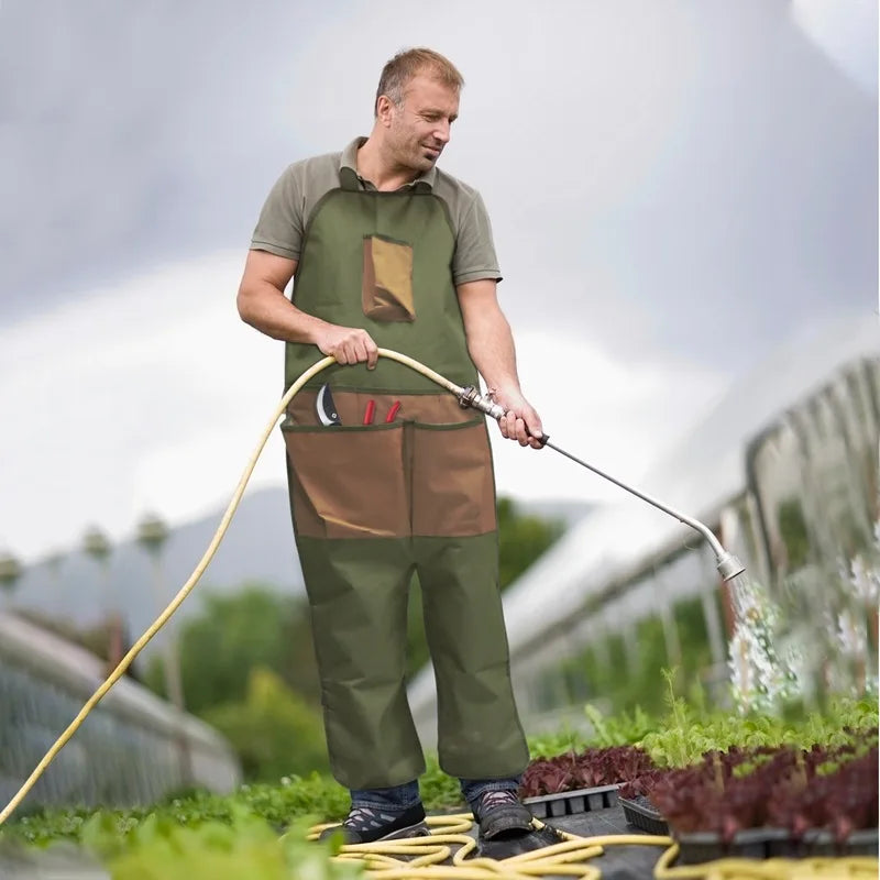 Garden Gardening Trim Multi-pocket Oxford Cloth Matching Extended Garden Leg Warmers Apron Apron Oasis Select
