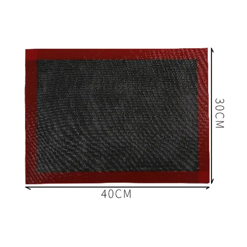 Baking Grill Mat 30X40cm Baking Tray Breathable Anti stick BBQ Cookie Bread Baking Pad Oven Microwave High Temperature Baking Oasis Select 1pc