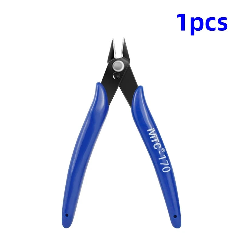 1/5/10PC 170 Wishful Clamp DIY Electronic Diagonal Pliers Side Cutting Nippers Wire Cutter 3D printer parts Hand Tools Oasis Select 1pc